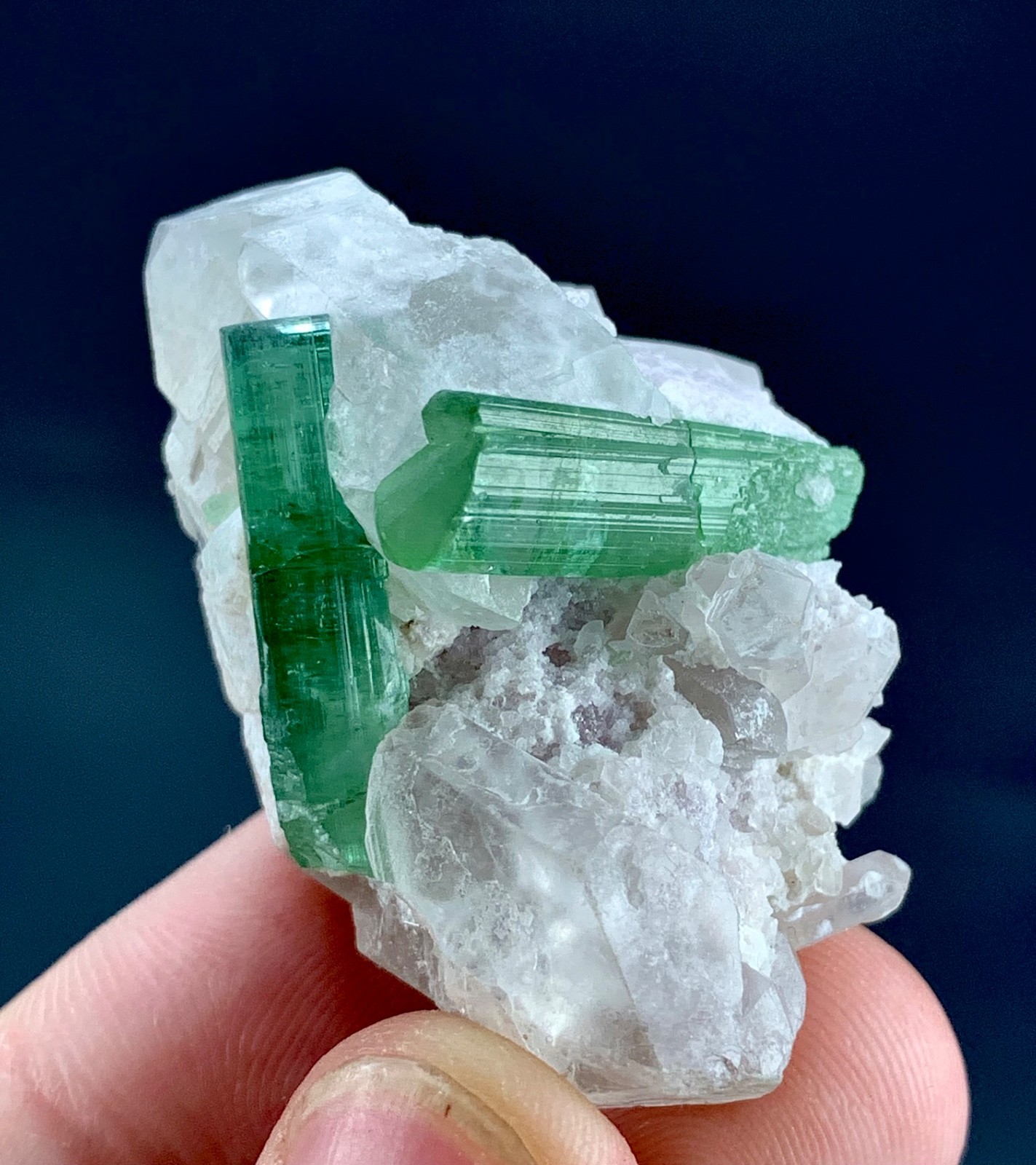 134 CTs  Tourmaline Crystal With Quartz specimen from Afghanistan