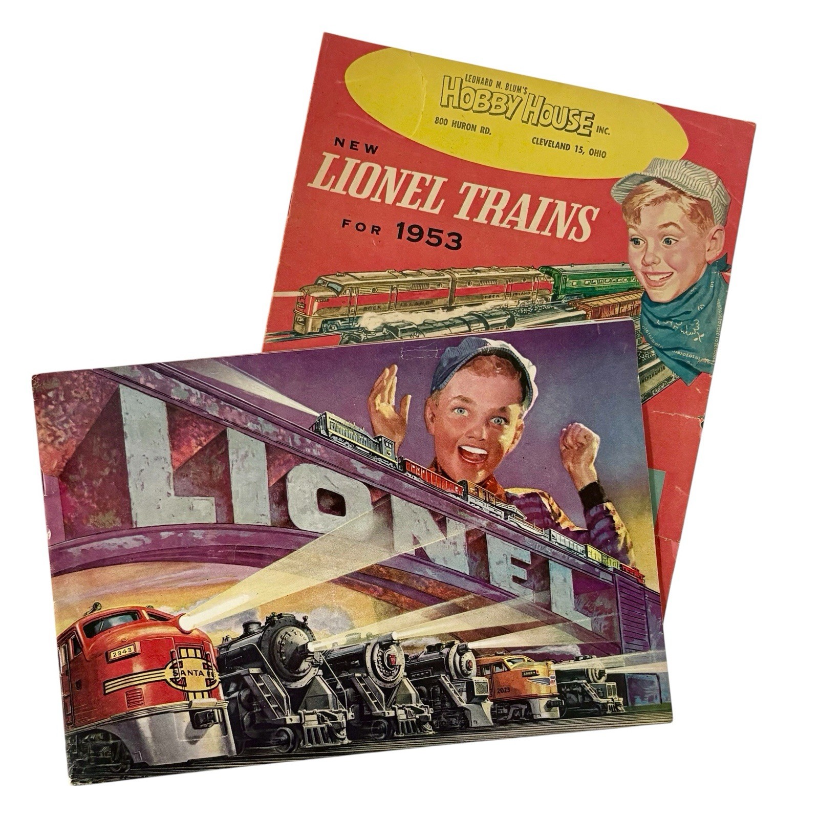 Lionel 1952 Model Railroad Brochure Catalog + 1953 Hobby House Lionel Brochure Lionel 1952 Model Railroad Brochure Catalog + 1953 Hobby House Lionel Brochure
