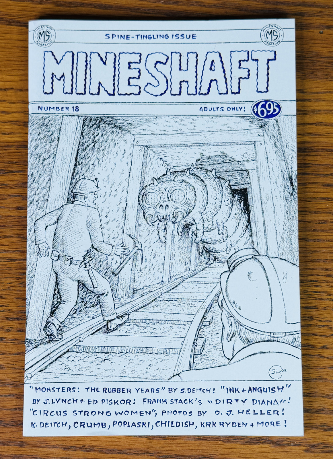 MINESHAFT MAGAZINE #18 2006 R Crumb Ed Piskor Underground Comix Comic Zine RARE