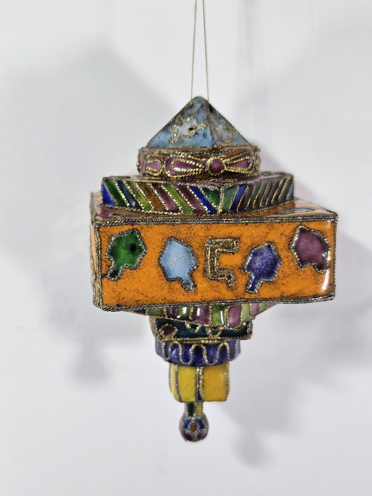 Vintage Carole Stupell Dreidel Jewish Hanukkah Holiday Ornament RARE Vintage Carole Stupell Dreidel Jewish Hanukkah Holiday Ornament RARE