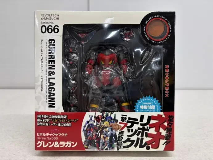 Kaiyodo Revoltech Yamaguchi No.066 Gurren & Lagann Tengen Figure w/BONUS UNUSED
