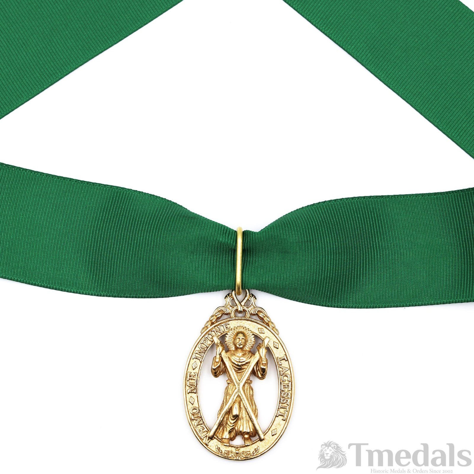 Order of the Thistle Neck Ribbon St Andrew Badge Scottish Replica