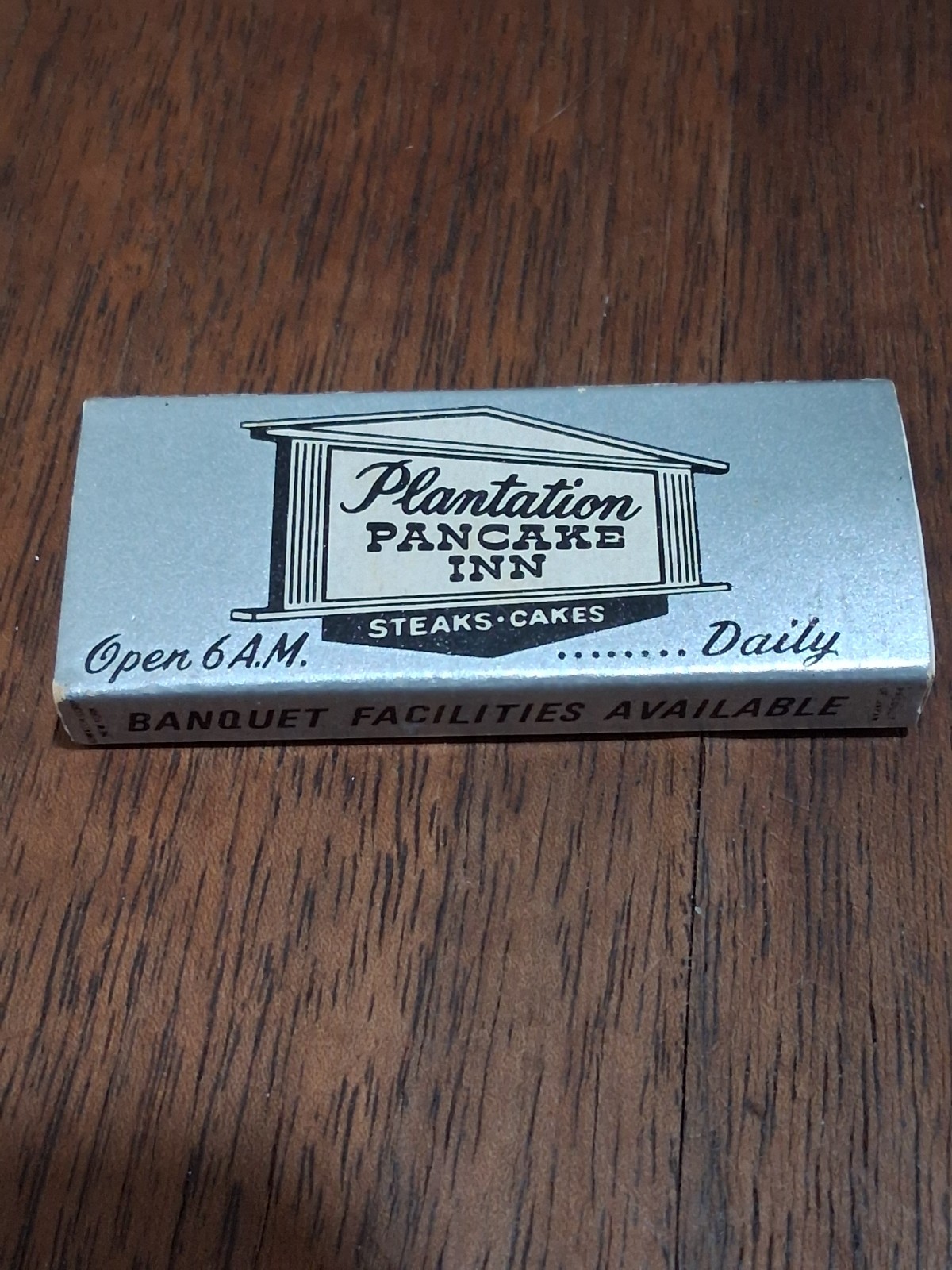 Rare Vintage Plantation Pancake Inn Matchbox NICE