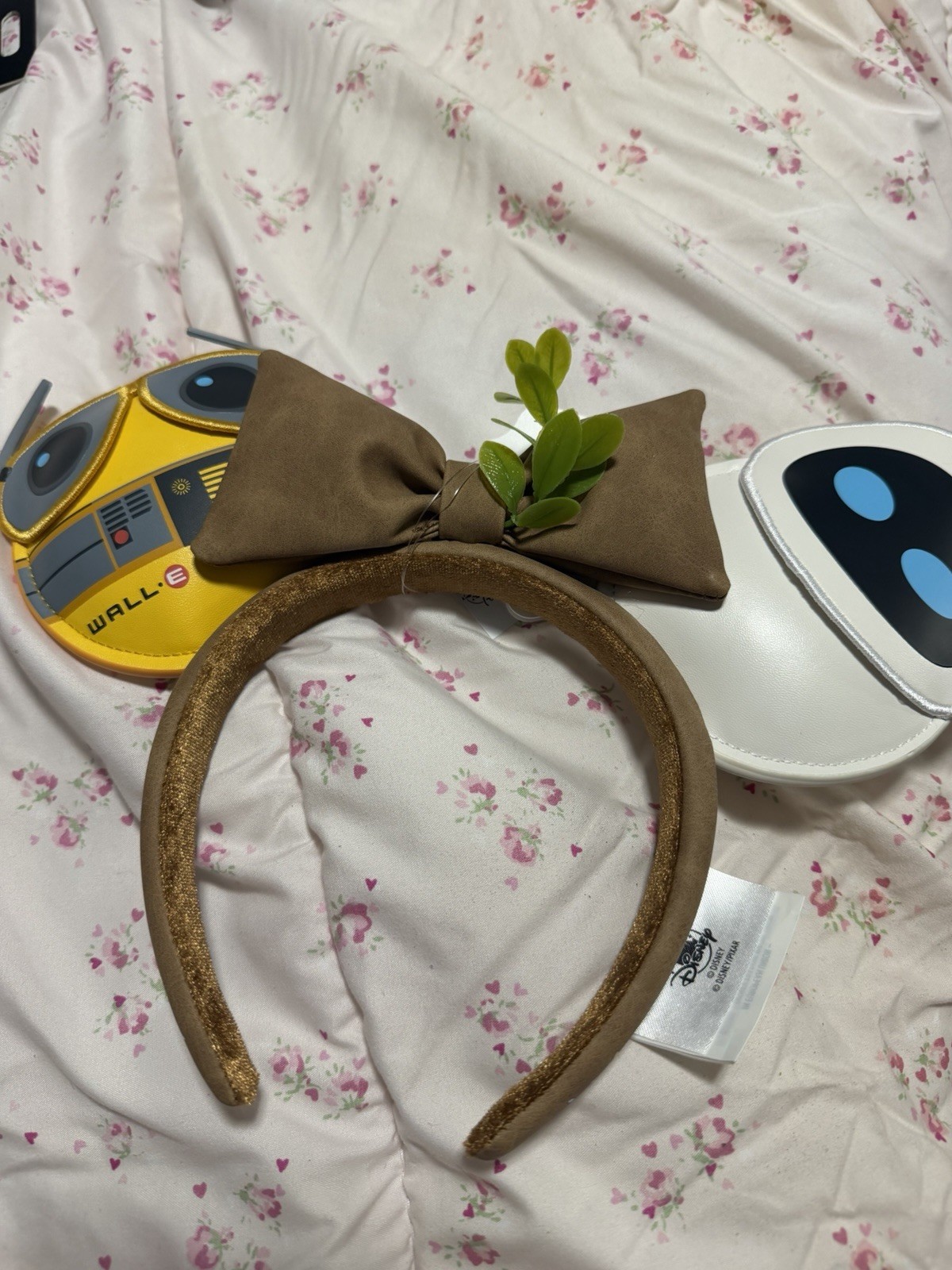 Disney Parks Pixar WALL•E and EVE Minnie Mouse Headband Ears NWT