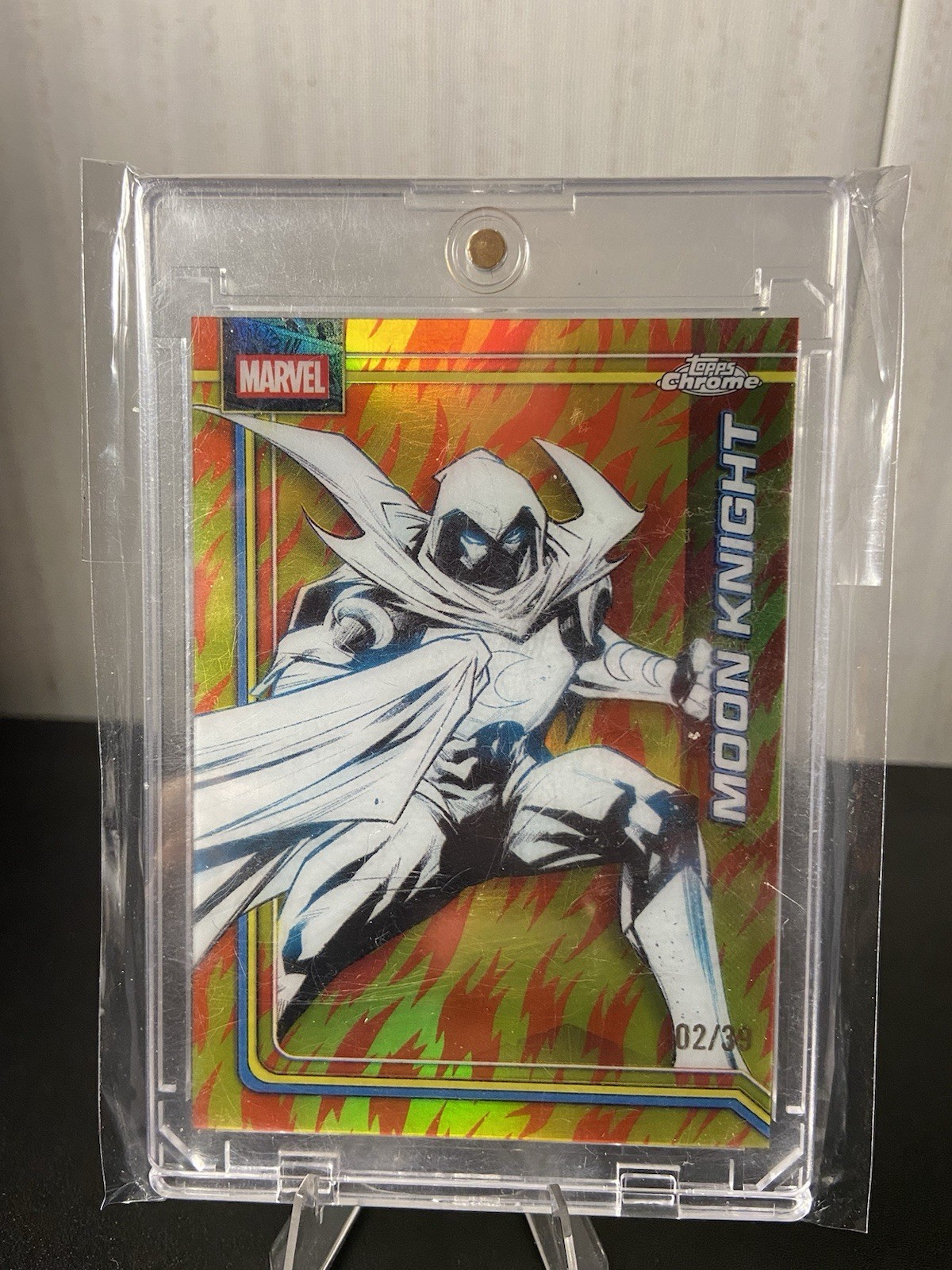 2026 Topps Chrome Marvel Moon Knight Human Torch Refractor /39