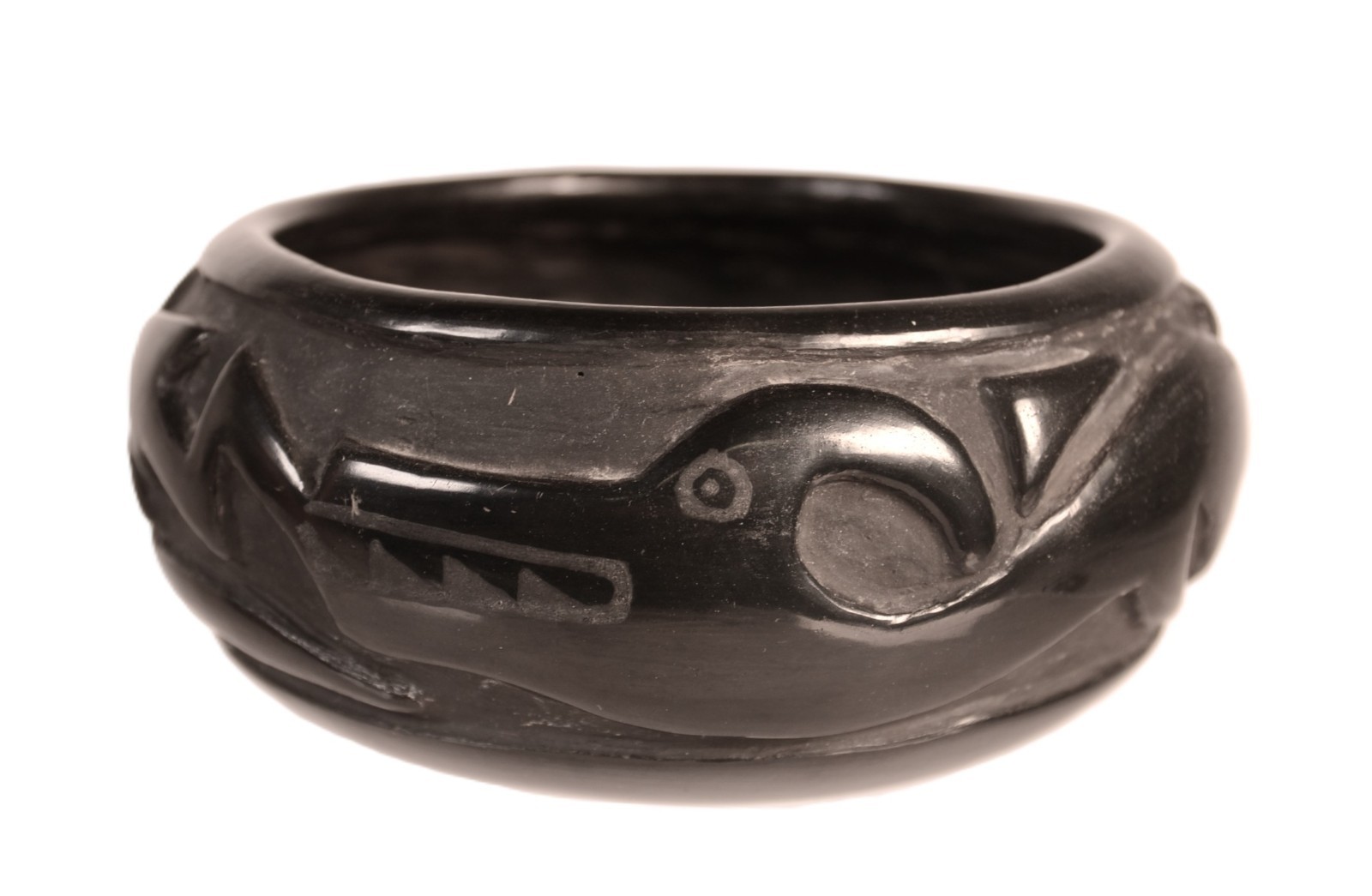 Santa Clara Pueblo Pottery Bowl By Margaret Tafoya ca. 1960s  6.5\