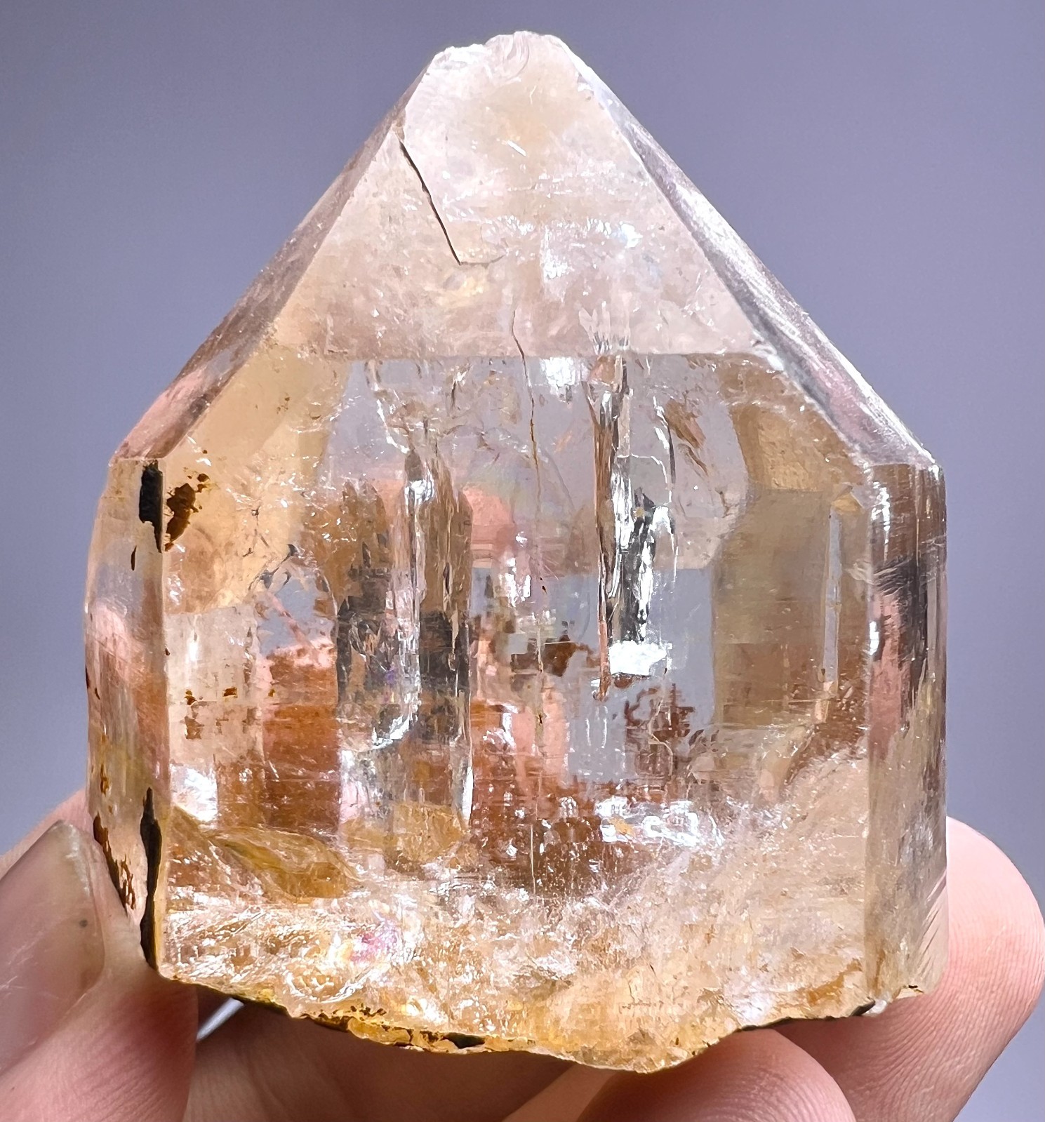 431 CT. Full Terminated Iron Coated Quartz Crystal - Skardu, PAK 431 CT. Full Terminated Iron Coated Quartz Crystal - Skardu, PAK