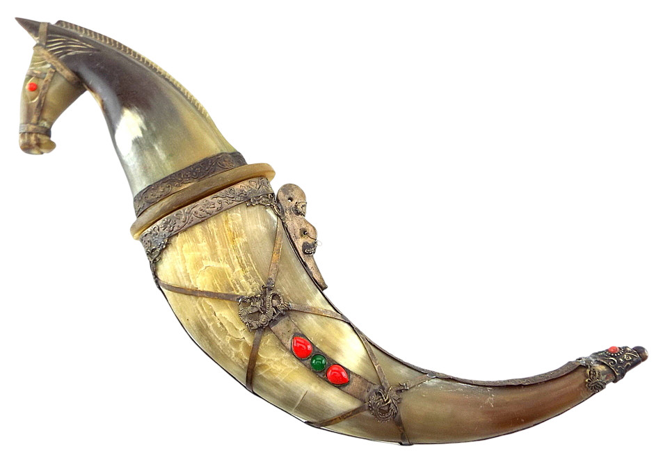 RARE HANDMADE LARGE MONGOLIAN HORSE HEAD CEREMONIAL KNIFE RARE HANDMADE LARGE MONGOLIAN HORSE HEAD CEREMONIAL KNIFE
