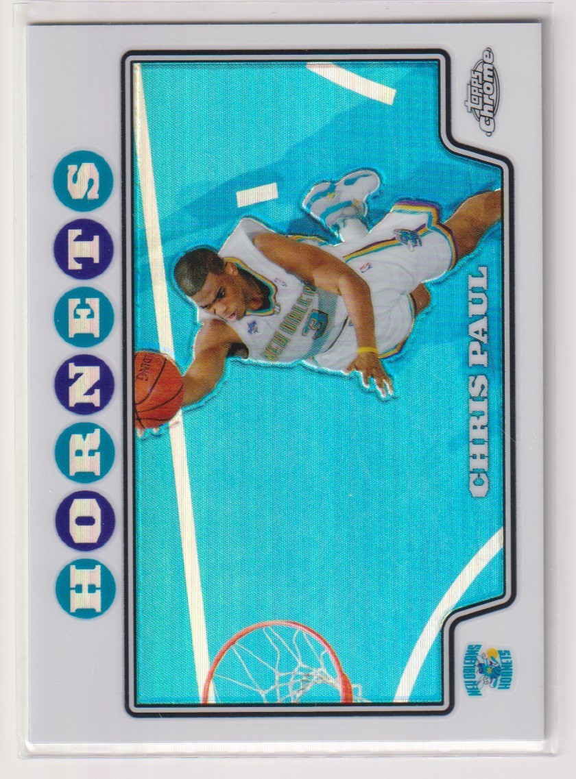 NBA CHRIS PAUL REFRACTOR 2008 09 Topps Chrome Refractor BASKETBALL HORNETS Chris NBA CHRIS PAUL REFRACTOR 2008 09 Topps Chrome Refractor BASKETBALL HORNETS Chris