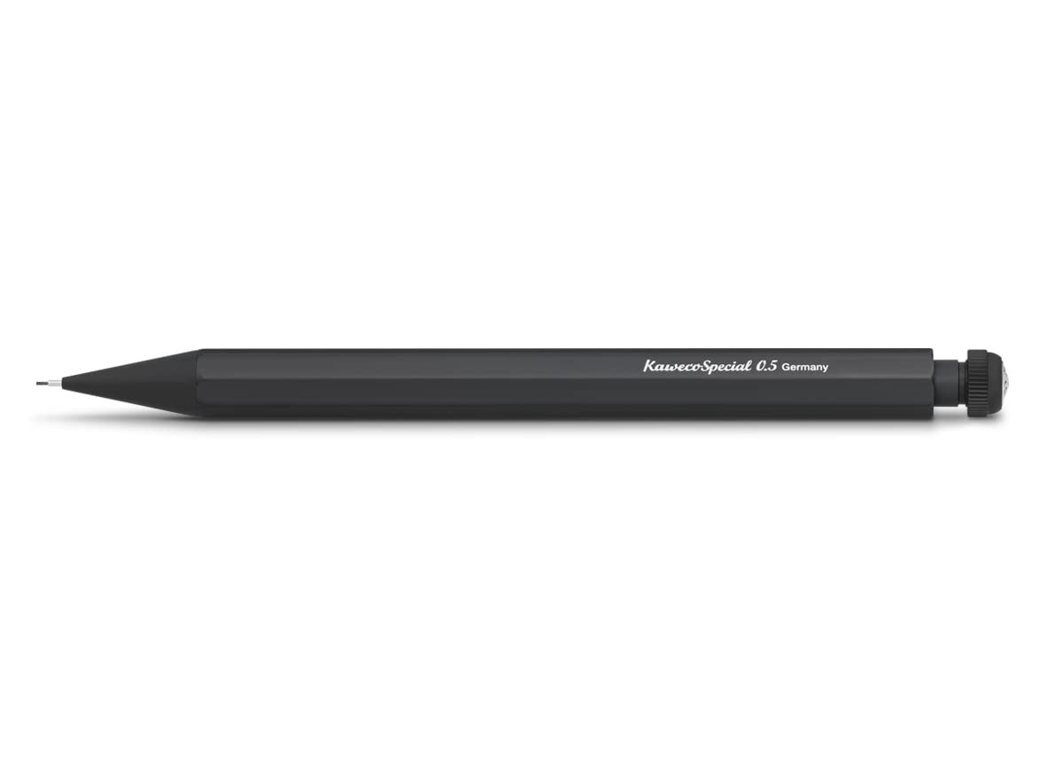 Black Aluminum 0.5mm Mechanical Pencil Fine Graphite Lead Drawing Sketching
