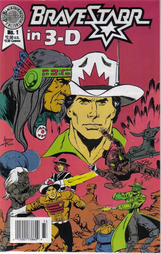 Bravestarr in 3-D #1 VF/NM; Blackthorne | Blackthorne 3-D Series 27 - w/Bag+Boar Bravestarr in 3-D #1 VF/NM; Blackthorne | Blackthorne 3-D Series 27 - w/Bag+Boar