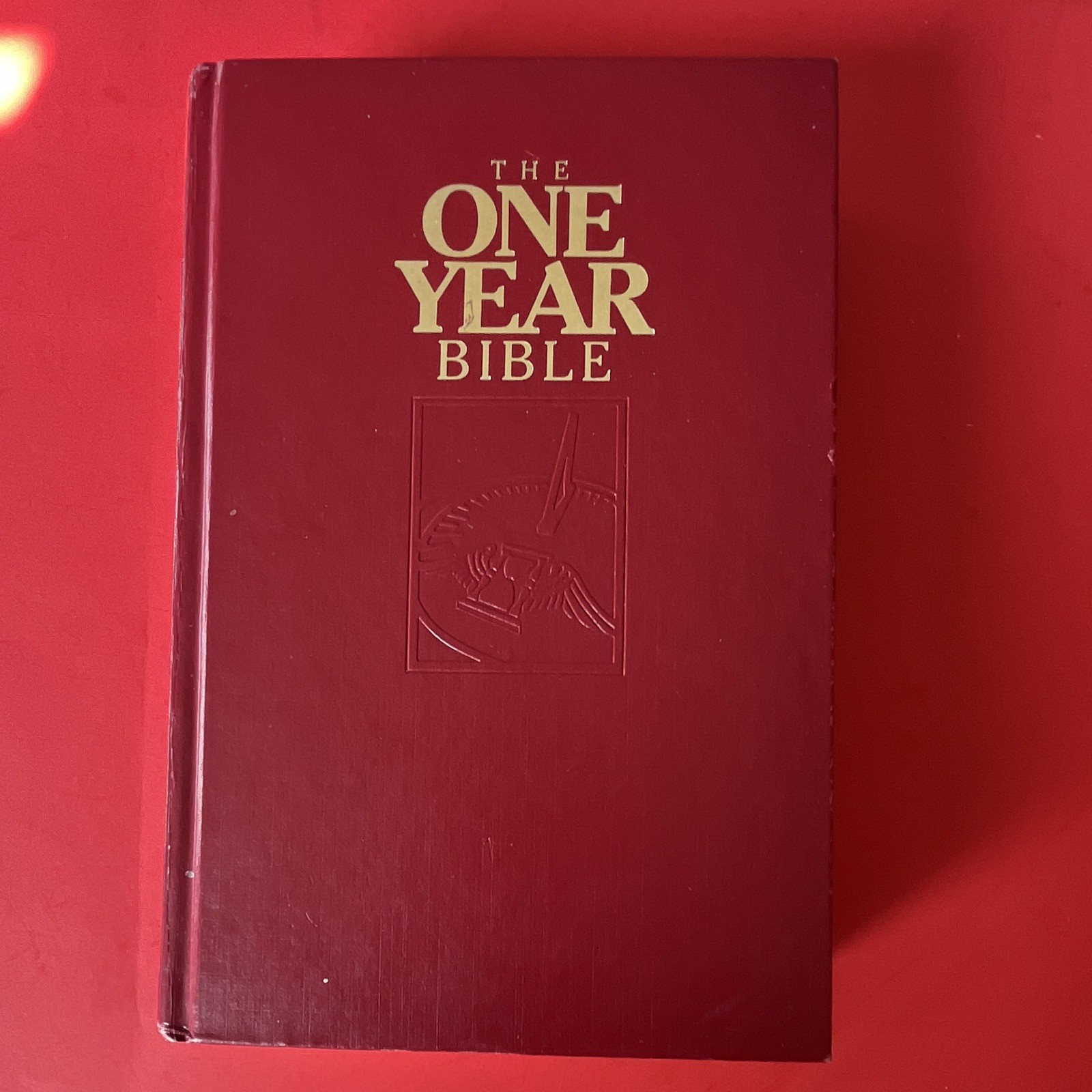 Tyndale The One Year Bible NIV Large Print Hardcover Red Edition