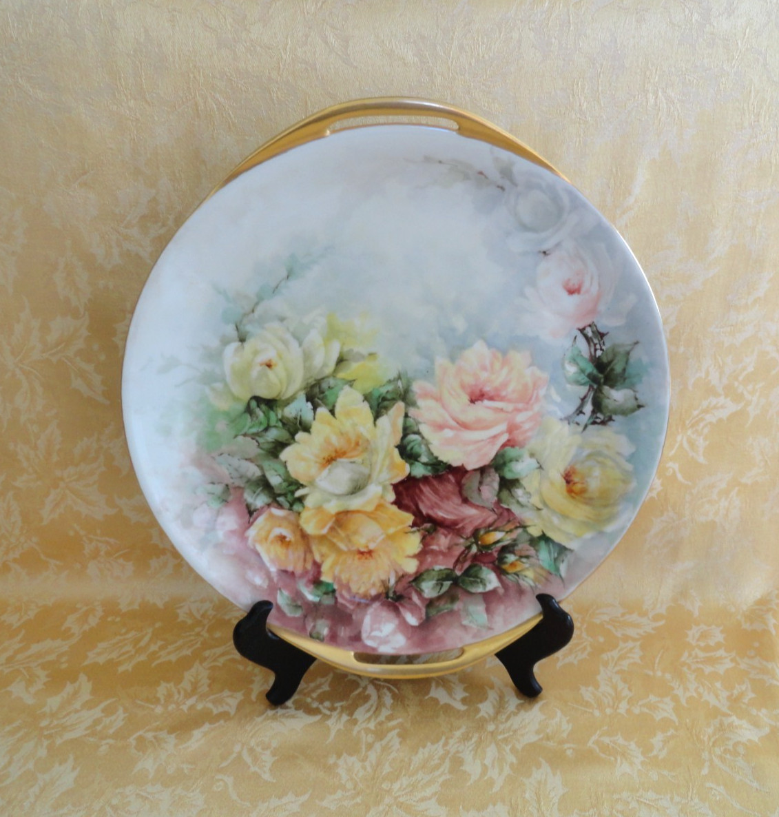 Antique Haviland France Hand Painted Porcelain 13.25