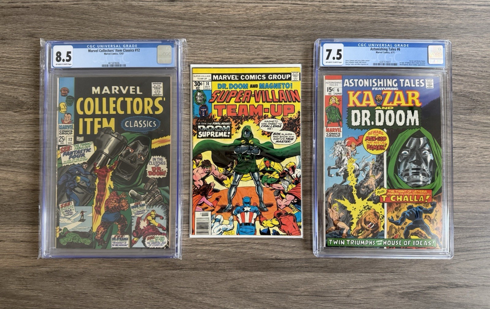 Silver-Age Etc. Doctor Doom CGC Slab/Raw Comic Lot of 3 1st Doom Supreme 🔥💯