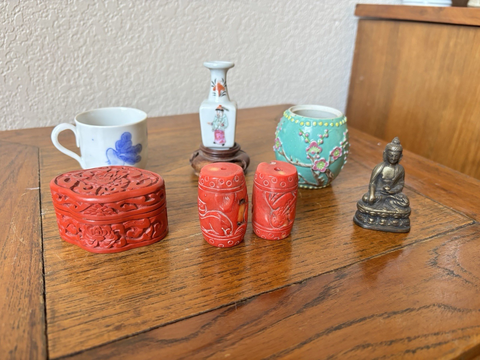 Lot of Antique Chinese Asian Miniature Items, Republic Lot of Antique Chinese Asian Miniature Items, Republic