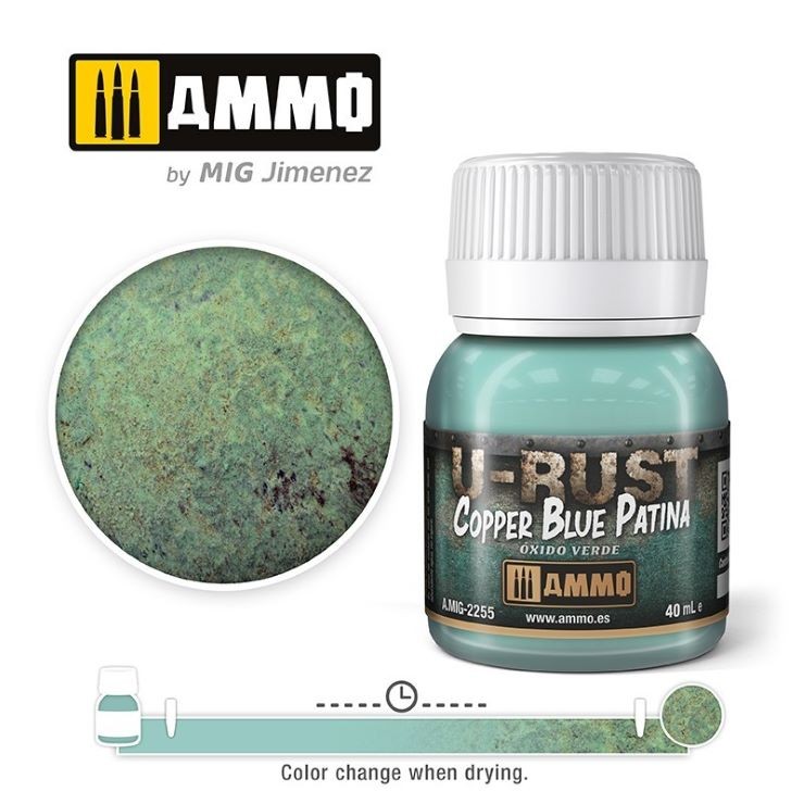 U-Rust: Copper Blue Patina 40ml Bottle