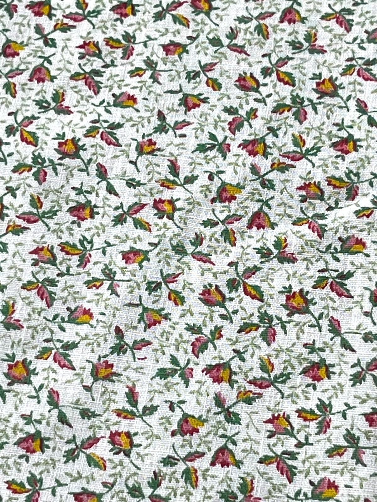 Vintage Ditsy Calico Extra Wide Fabric NOS Floral Cotton 89” Width 187” Length