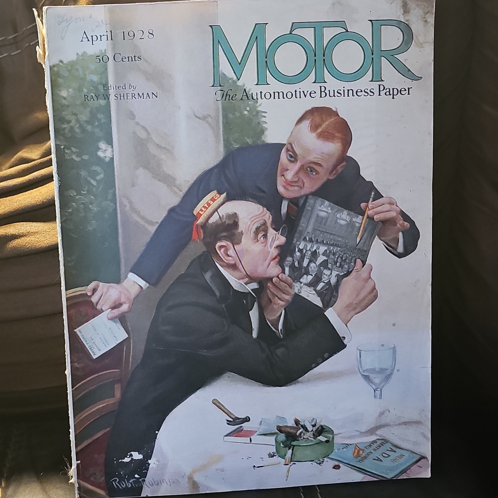 Motor Automotive Business Paper Vintage Magazine April 1928 Automotive Industry Motor Automotive Business Paper Vintage Magazine April 1928 Automotive Industry