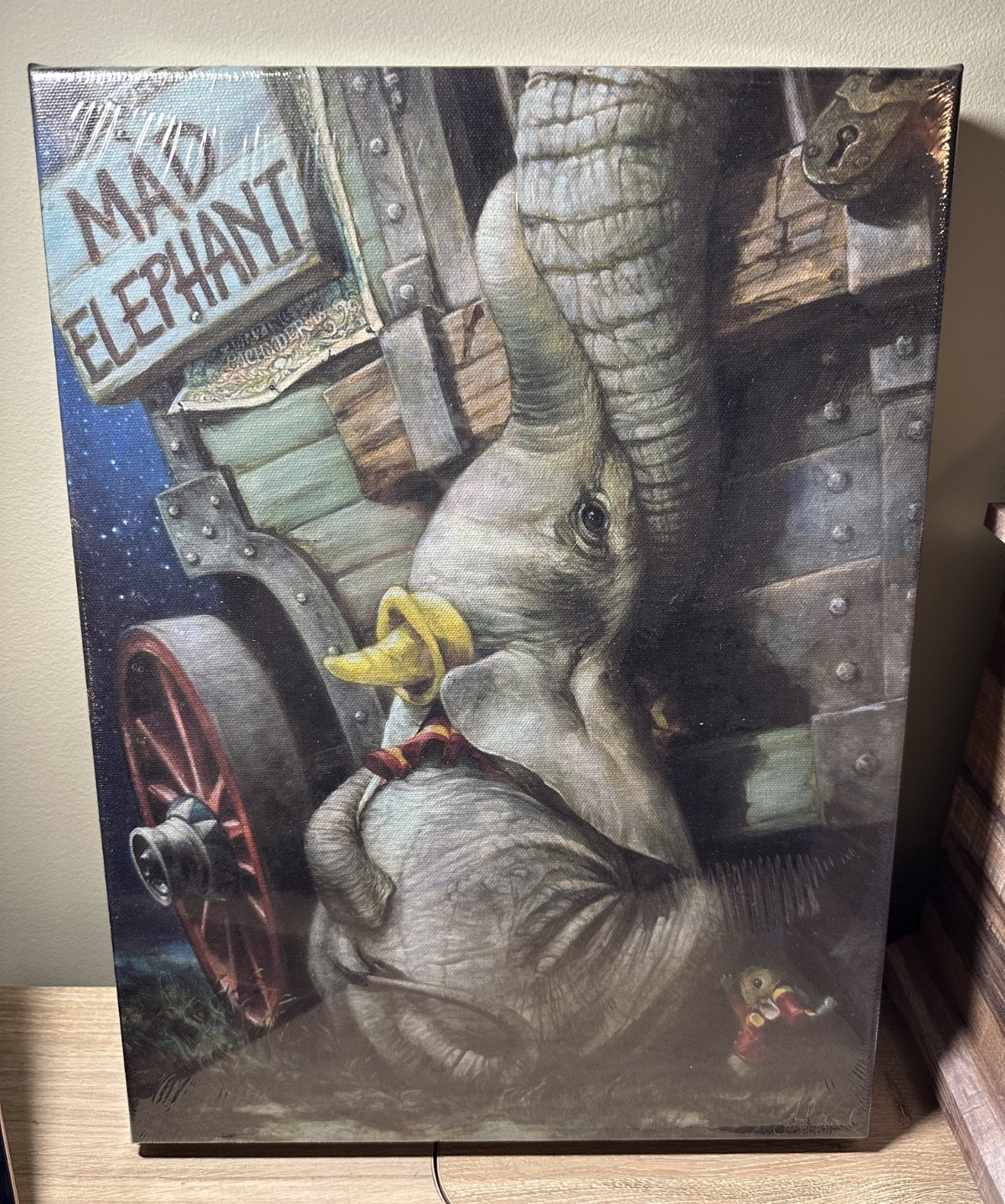 Disney Fine Art Baby of Mine Dumbo Heather Edwards Canvas LE 1500 16x12 COA