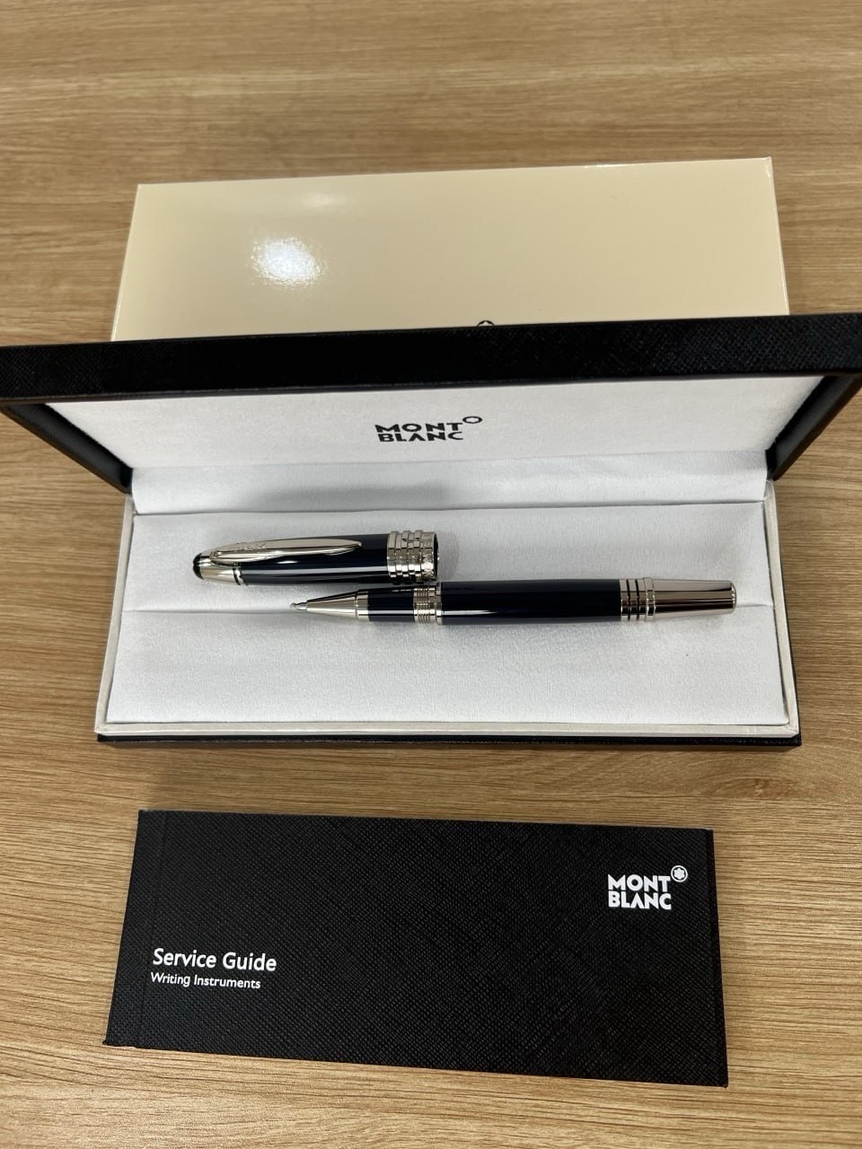 Montblanc JFK Special Edition 163 Black Rollerball Pen Luxury Gift Full Box New
