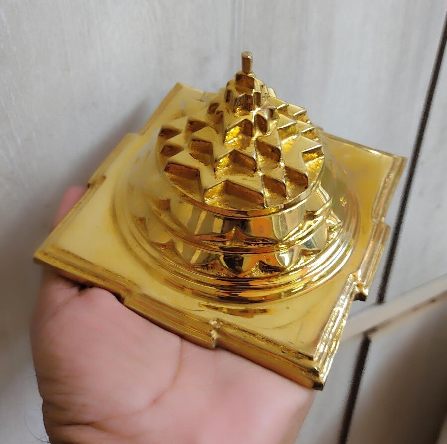 RARE ACCURATELY DESIGN MERU SHRI SHREE YANTRA 6 X 6 INCH BIG SIZE ENERGIZED
