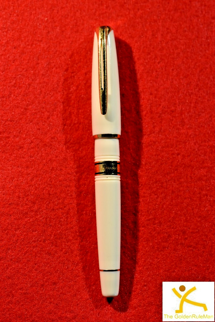 Waterman Charleston Ivory Fountain Pen 18k Gold Nib Paris France