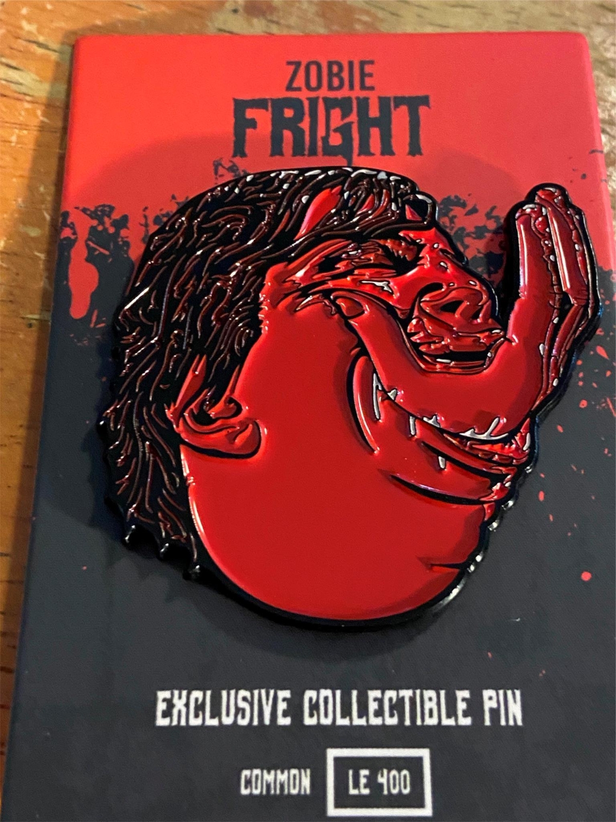 Society Cult Film 1989 Zobie Fright Horror Fan Artist Enamel Pin #263/400 LE Society Cult Film 1989 Zobie Fright Horror Fan Artist Enamel Pin #263/400 LE