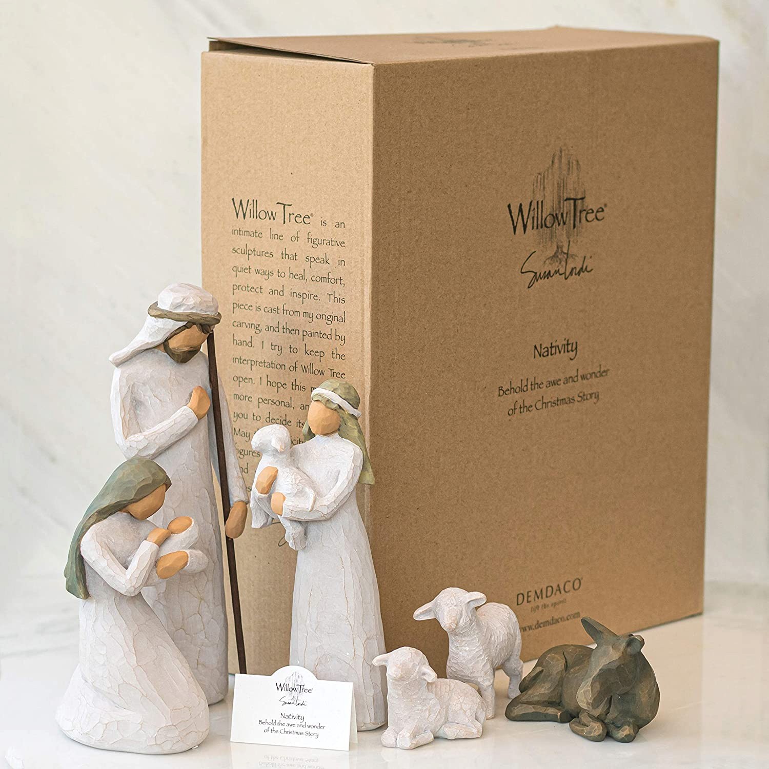 Willow Tree Nativity_sculpted hand-painted 6-piece set #26005 New Fullbox Willow Tree Nativity_sculpted hand-painted 6-piece set #26005 New Fullbox