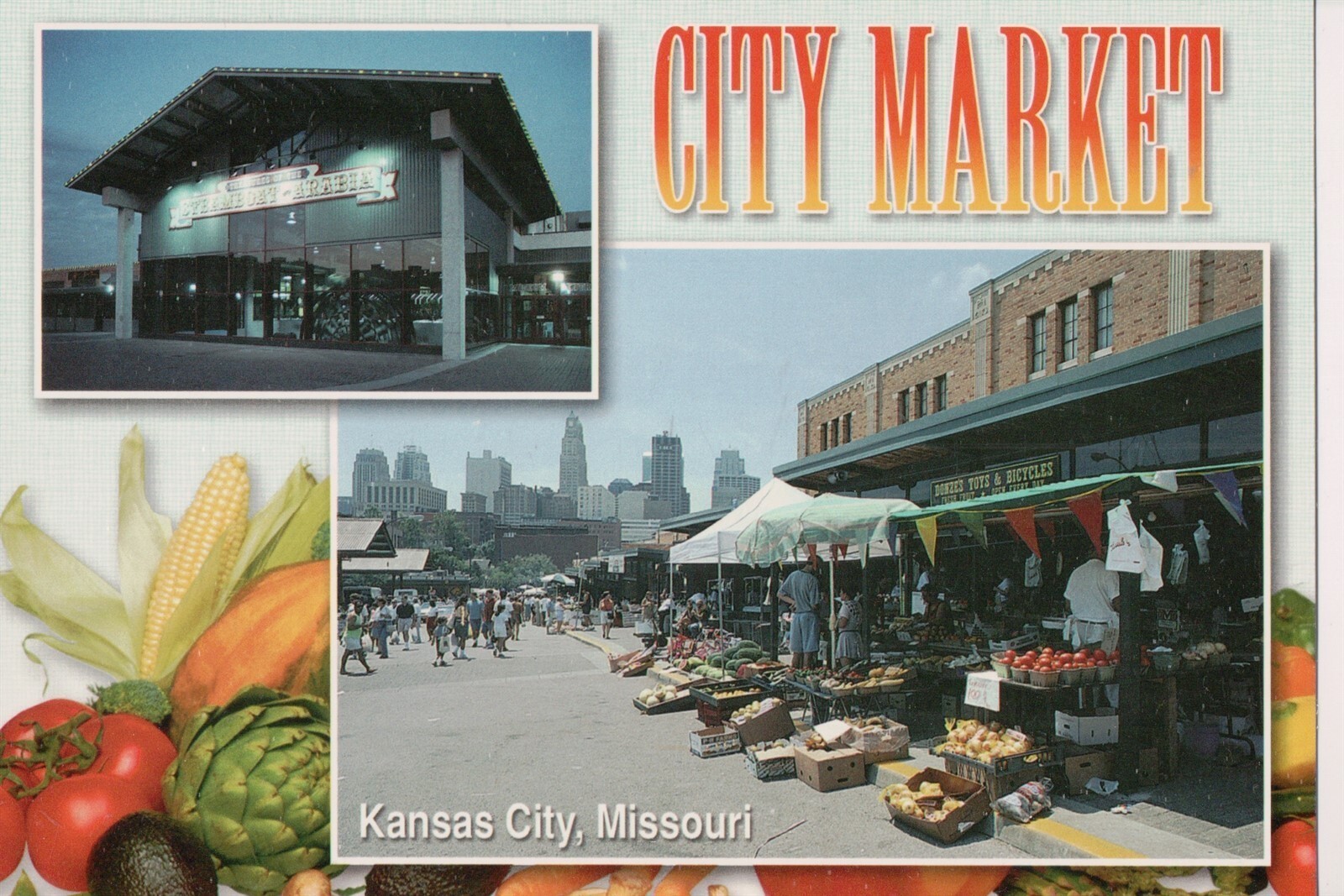 PC-0065 City Market Kansas City, Missouri Postcard PC-0065 City Market Kansas City, Missouri Postcard