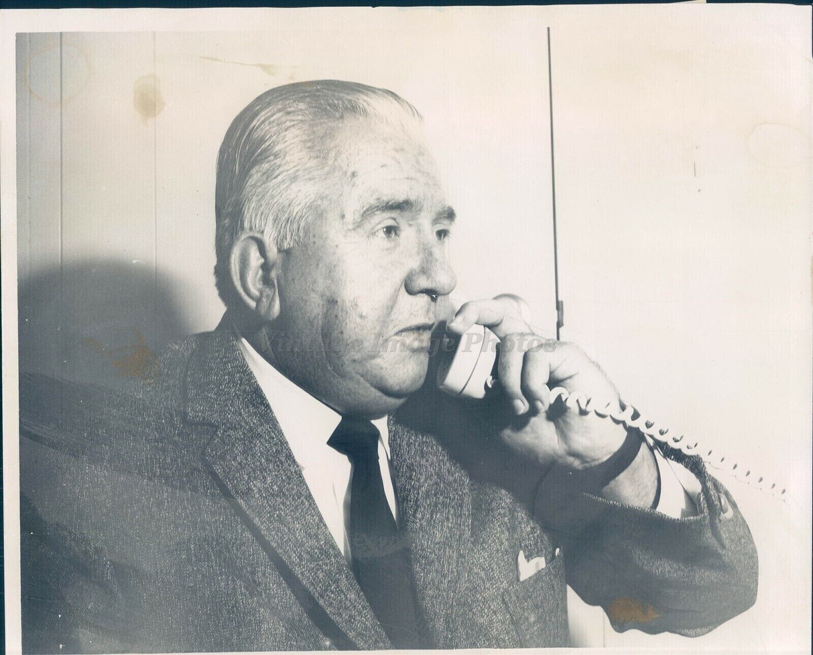 1961 Press Edward Slattery Jr Washington DC Representative CAB Crash Photo