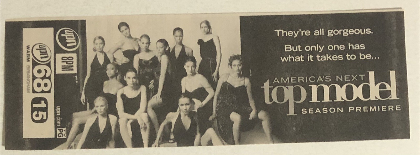 America’s Next Top Model UPN Tv Series Print Ad Tyra Banks Tpa5