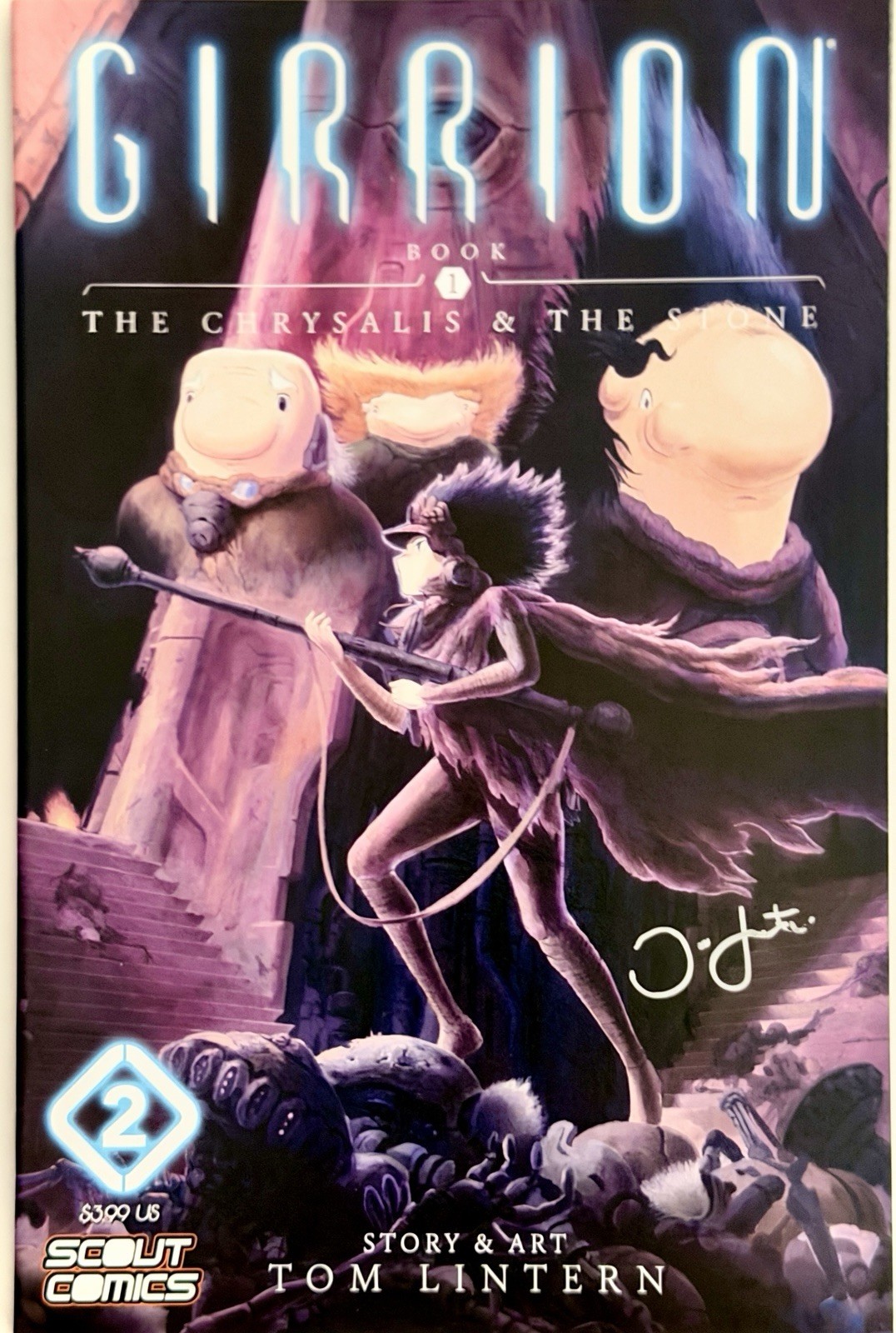 Girrion: Book One #2 - Variant Signed by Artist/Writer Tom Lintern w/COA Girrion: Book One #2 - Variant Signed by Artist/Writer Tom Lintern w/COA