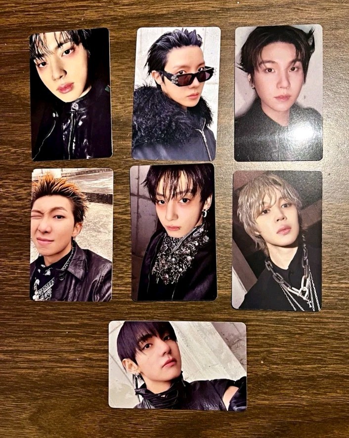 2026 BTS lucky draw Photo card 7 card pc set Arirang World Tour north America 2026 BTS lucky draw Photo card 7 card pc set Arirang World Tour north America