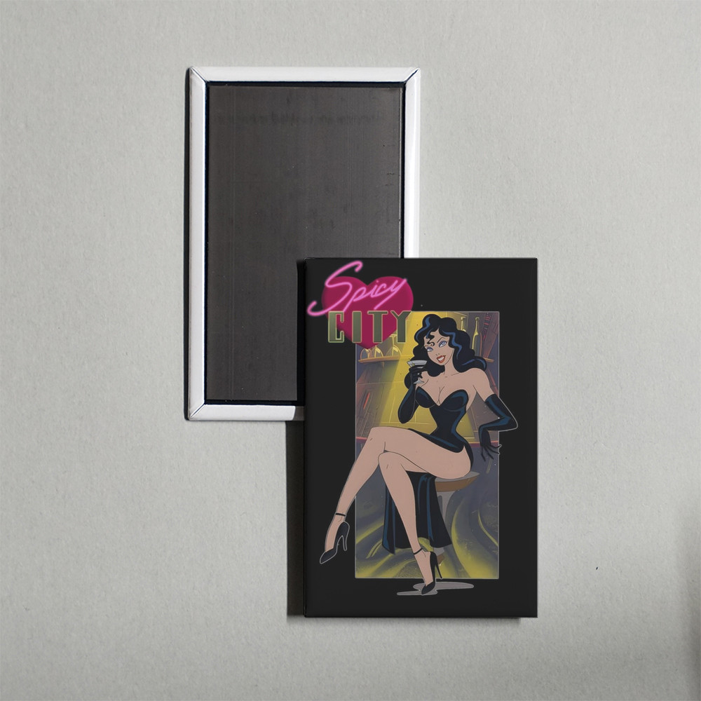 Spicy City Mini TV Show Poster Fridge Locker Magnet Spicy City Mini TV Show Poster Fridge Locker Magnet
