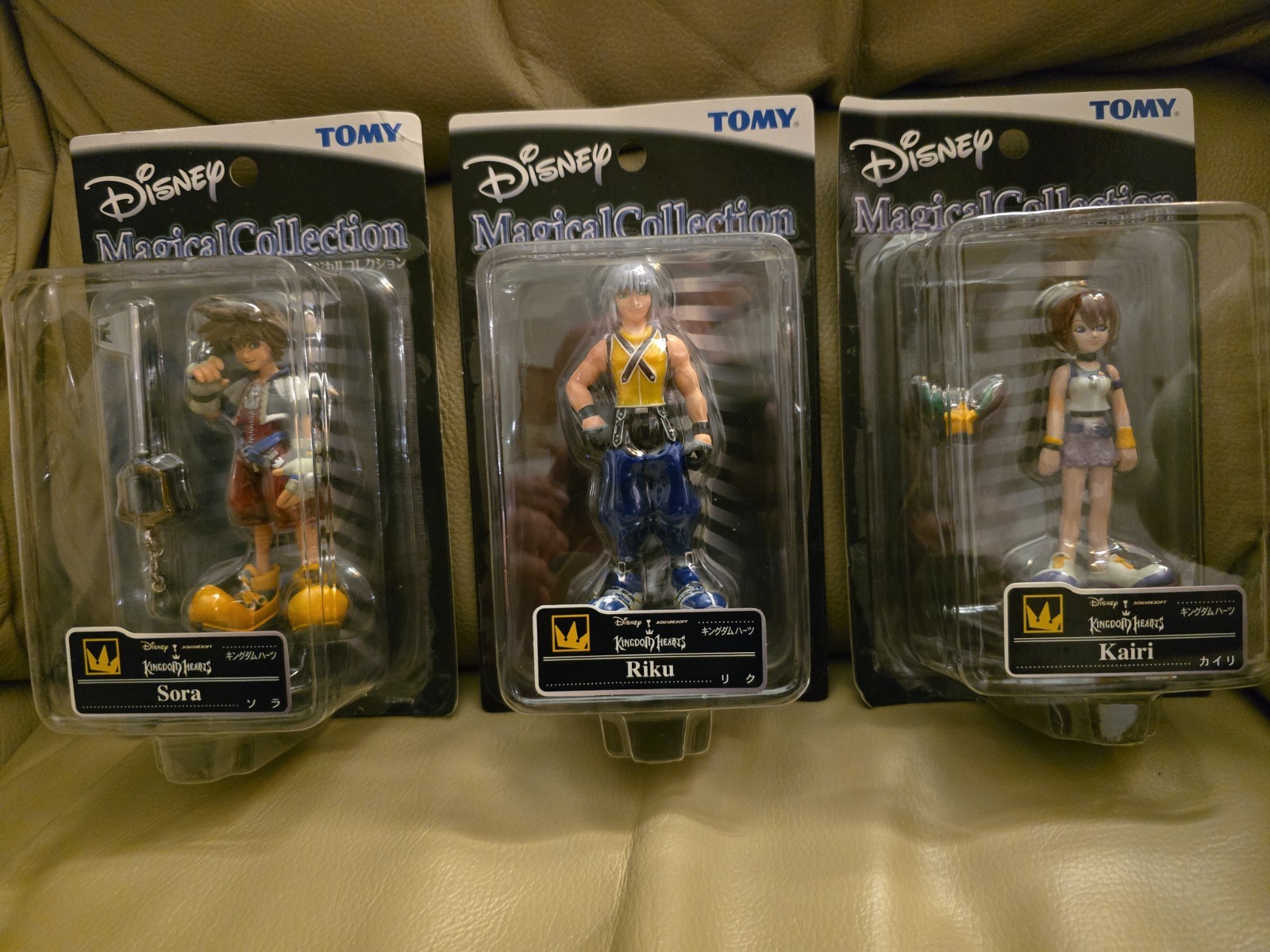 KINGDOM HEARTS TOMY 2002 DISNEY MAGICAL Sora/Riku/Kairi FIGURE (set of 3) MOC KINGDOM HEARTS TOMY 2002 DISNEY MAGICAL Sora/Riku/Kairi FIGURE (set of 3) MOC