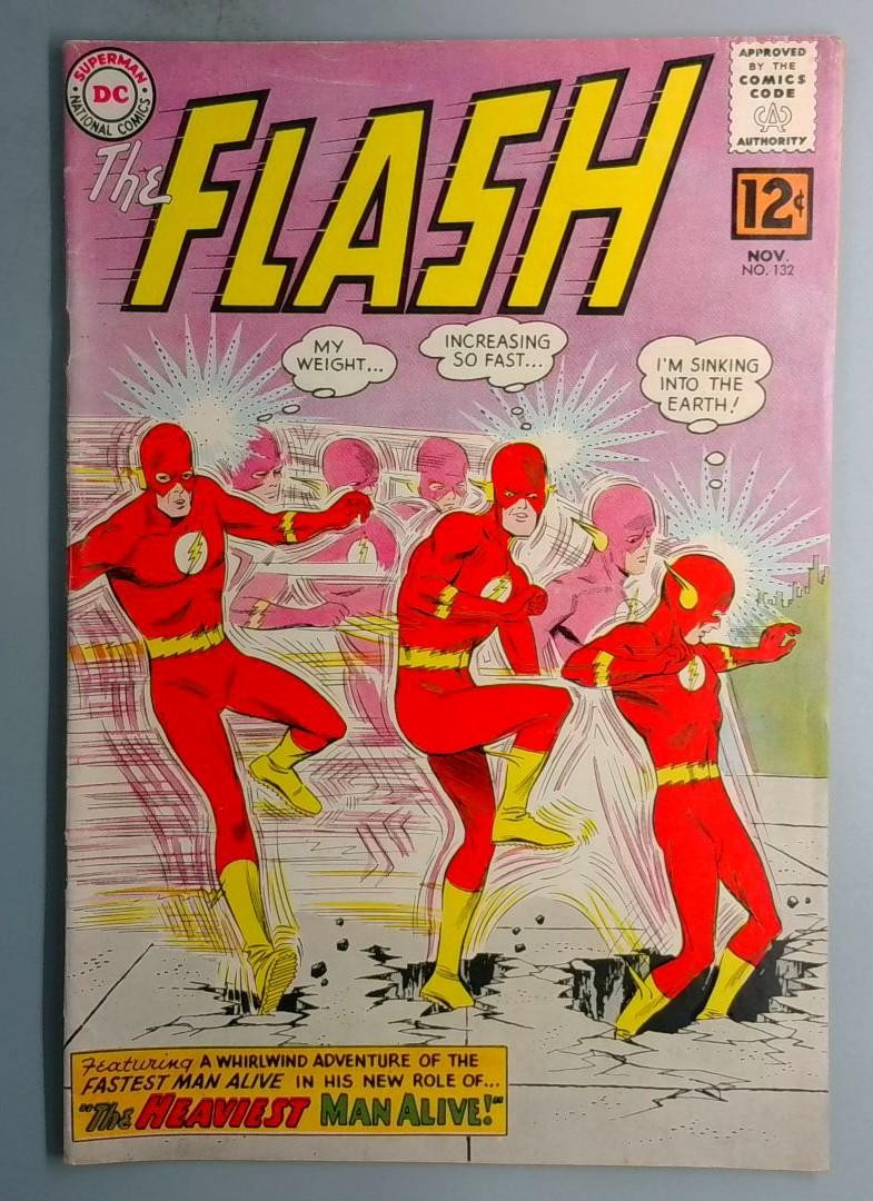 Flash #132 VG/FN Daphne Dean Appearance DC 1962 Flash #132 VG/FN Daphne Dean Appearance DC 1962