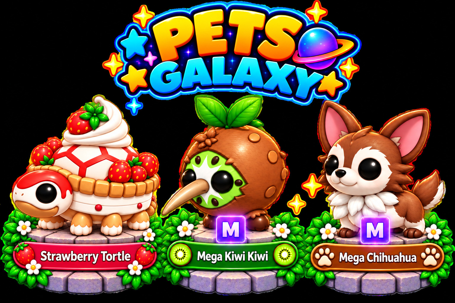Strawberry Tortle - Kiwi Kiwi - Chihuahua - Adopt From Me