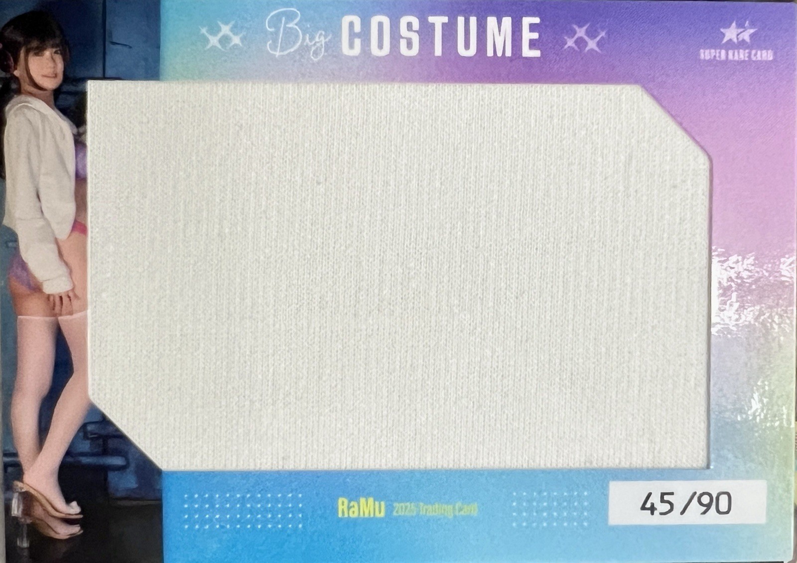 RAMU #45/90. 2025 Trading Card BIG COSTUME. Super Rare Card🔥🔥🔥 RAMU #45/90. 2025 Trading Card BIG COSTUME. Super Rare Card🔥🔥🔥