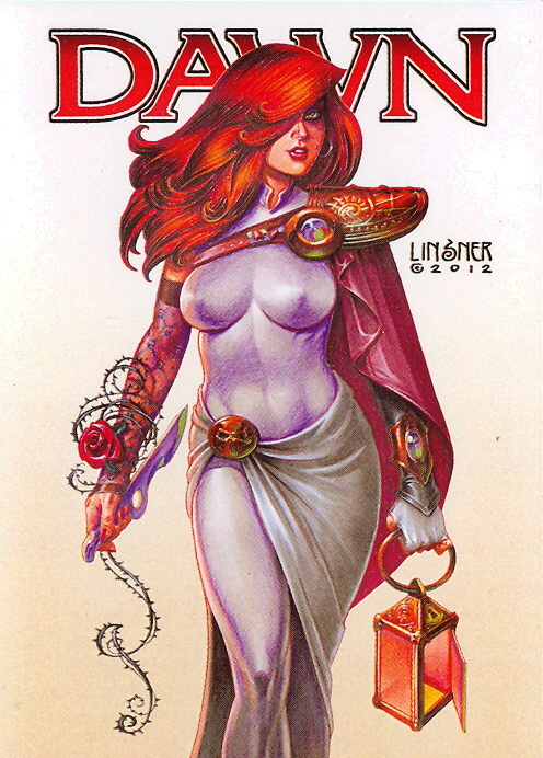 DAWN NEW HORIZONS BREYGENT 2013 PROMO CARD 1 SDCC SAN DIEGO COMIC CON LINSNER MC
