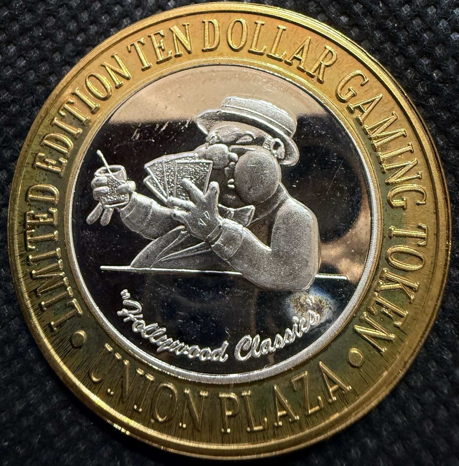 ⭐️PLAZA HOLLYWOOD CLASSICS HOTEL & CASINO Limited Edition 999% .6 Oz Pure Silver