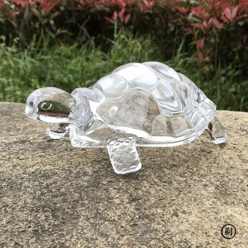 Crystal Turtle Figurine Mini Tortoise Statue Feng Shui Home Office Desk Decor Crystal Turtle Figurine Mini Tortoise Statue Feng Shui Home Office Desk Decor