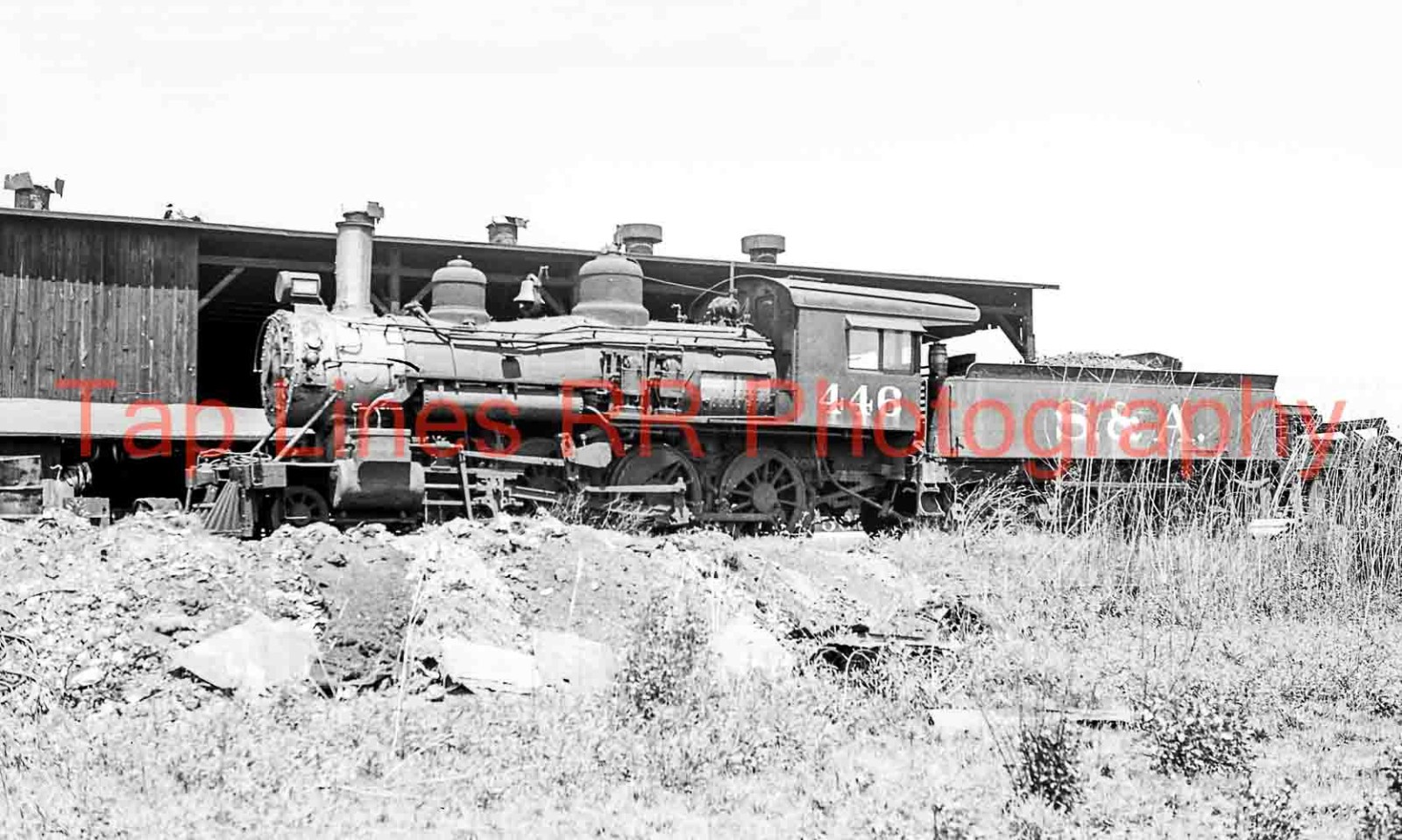 Savannah & Atlanta #446 4-6-0 Camak GA 3-4-1934 Baldwin 361776 NEW 8x10 PHOTO
