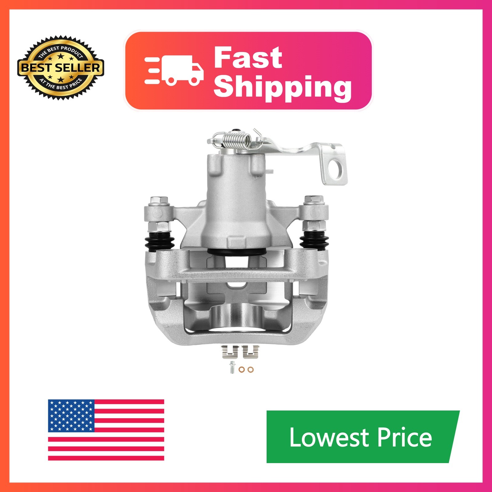 SCITOO Rear Passenger Brake Caliper with Bracket, 19B6788A SCITOO Rear Passenger Brake Caliper with Bracket, 19B6788A