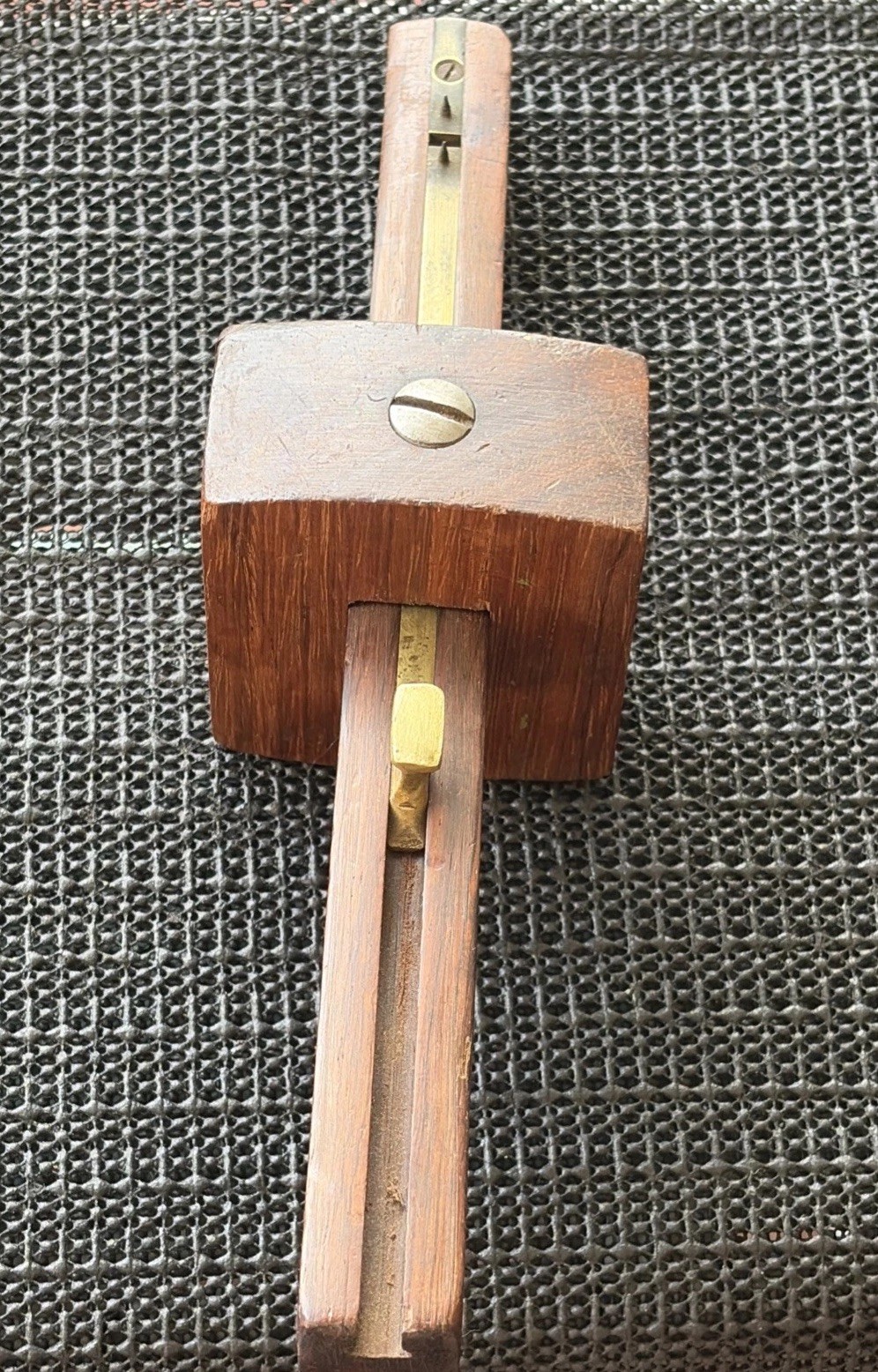 Antique Mortise And Marking Gauge Hardwood And Brass JH Swift 1878