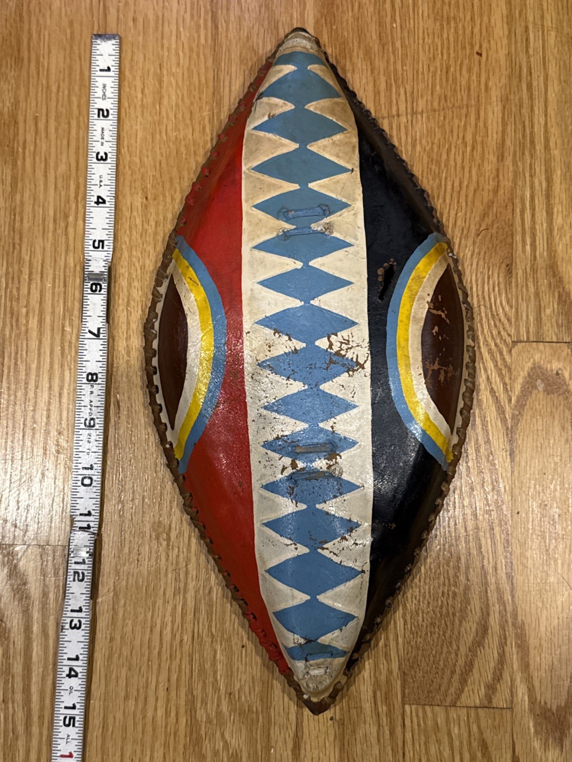 Vintage Maasai Shield 7” x 15”