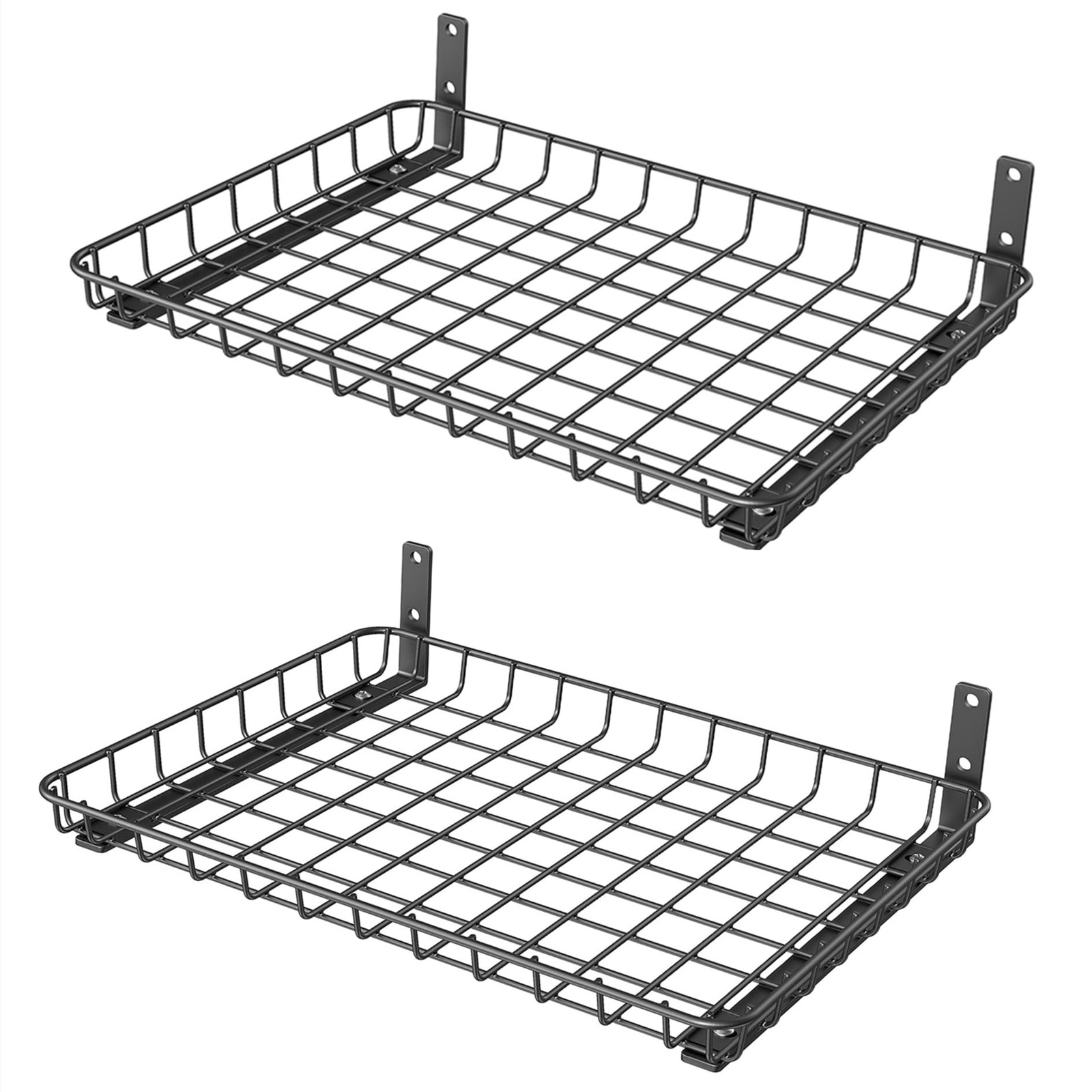 WALMANN Garage 12x18 inch Wall Shelf Wall-Mounted Storage Shelves for Garage Clo WALMANN Garage 12x18 inch Wall Shelf Wall-Mounted Storage Shelves for Garage Clo