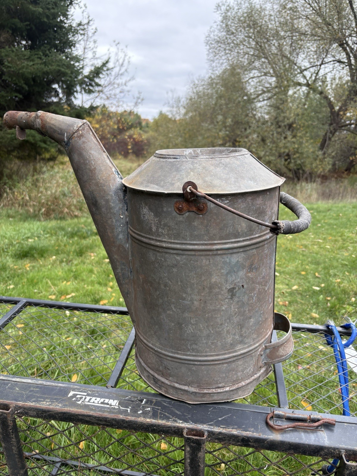 Vintage Galvanized Radiator Watering Fill Can Goose Neck Vintage Galvanized Radiator Watering Fill Can Goose Neck