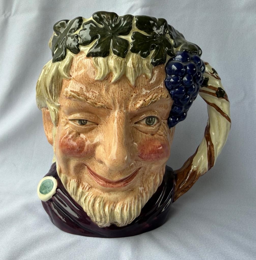 Large Exquisite Vintage Royal Doulton Character Toby Mug Bacchus No D 6499