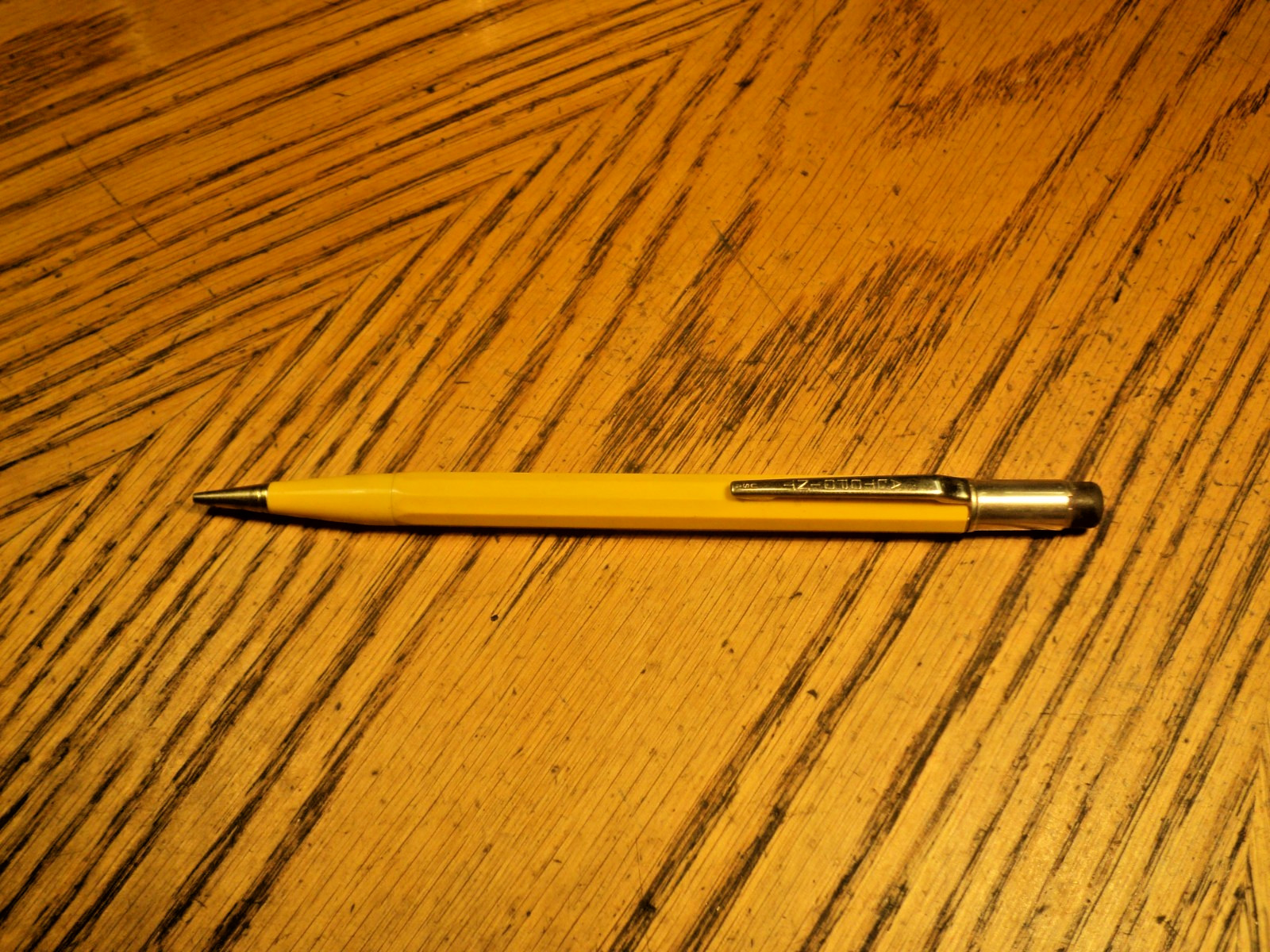 Vintage Autopoint Mechanical Pencil Yellow Body & Tip 5-1/2\ Vintage Autopoint Mechanical Pencil Yellow Body & Tip 5-1/2\