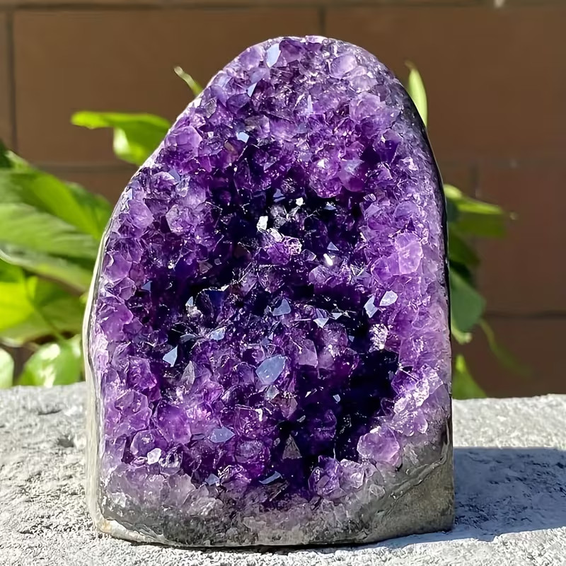 Random 300g Amethyst Rough Stone Cluster - Purple Quartz Crystal Geode Cluster